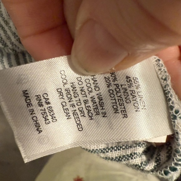 Caroline Constas Green-Trim Striped Cotton Romper - Picture 10 of 14